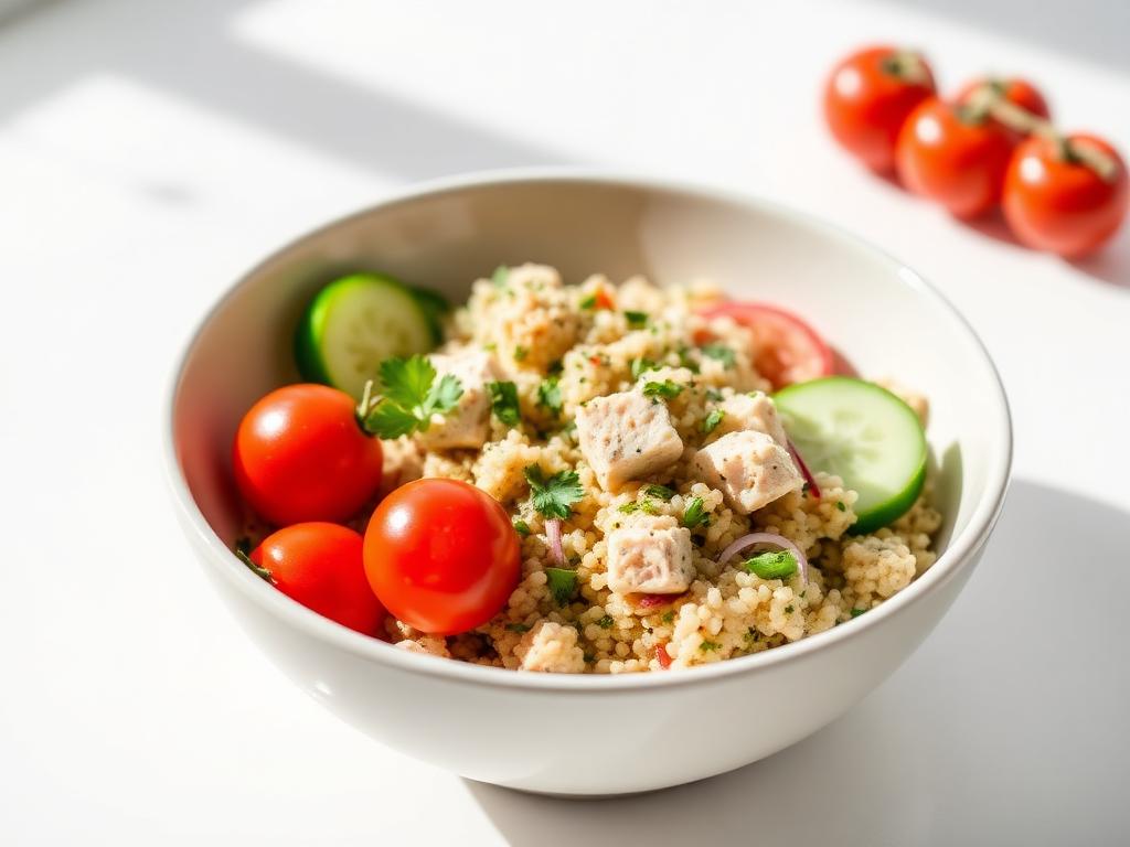 Tuna quinoa salad
